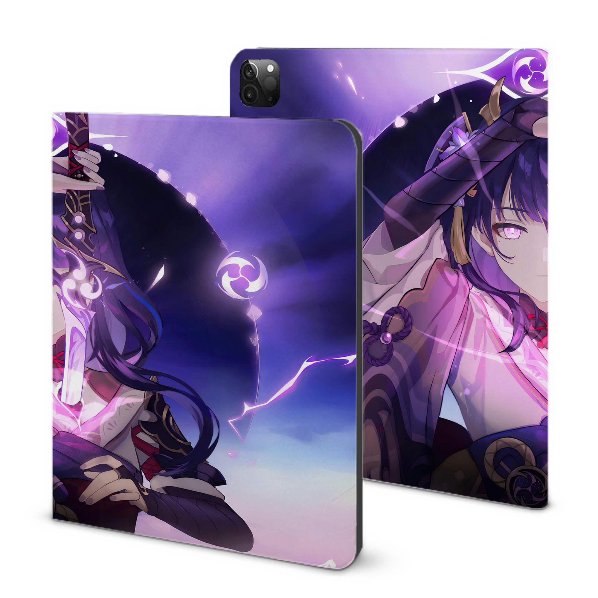げんし神 genshin IPadケース ペンホルダー付き ブックスタイルデザイン
